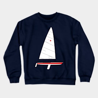 Laser Sailboat Crewneck Sweatshirt